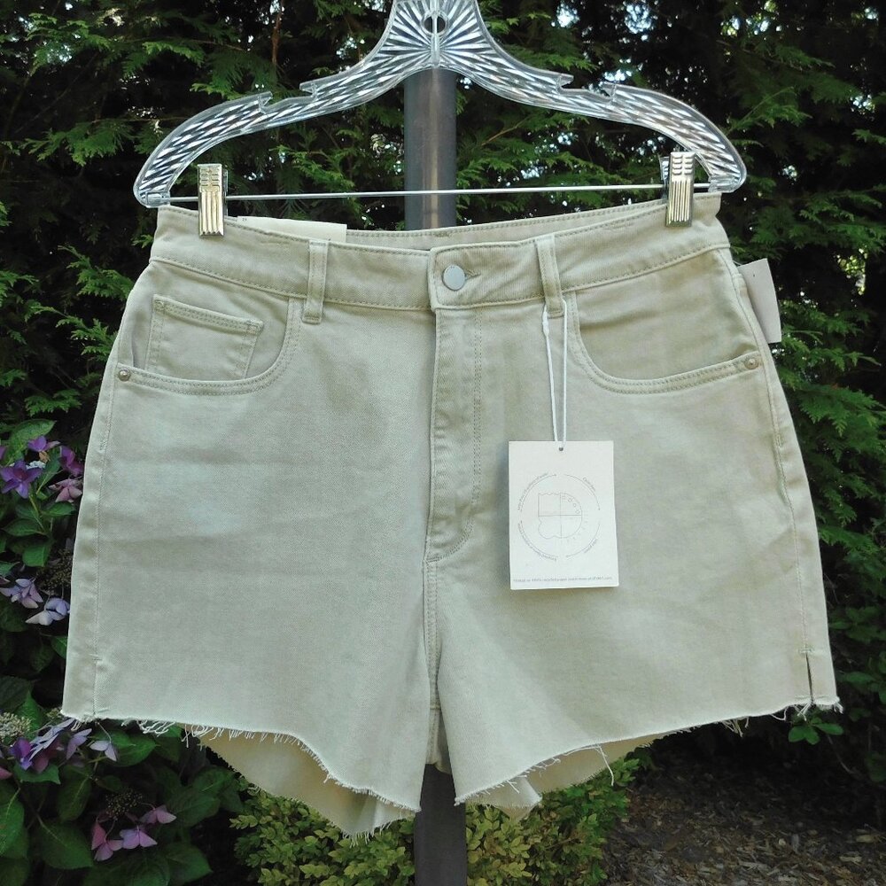 DL1961 Emilie High-Rise Kiwi Denim Shorts NWT